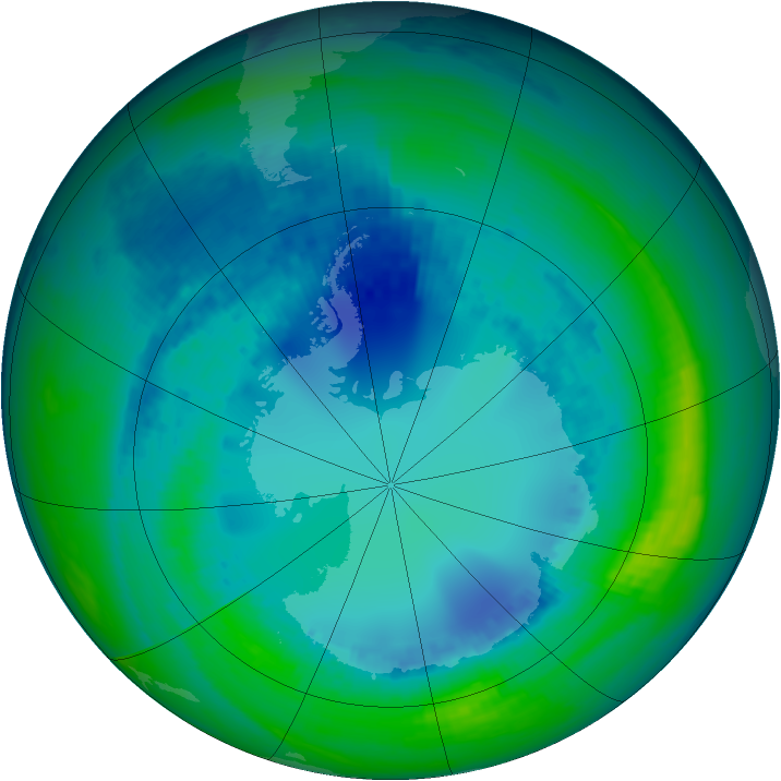 Ozone Map 2004-08-18